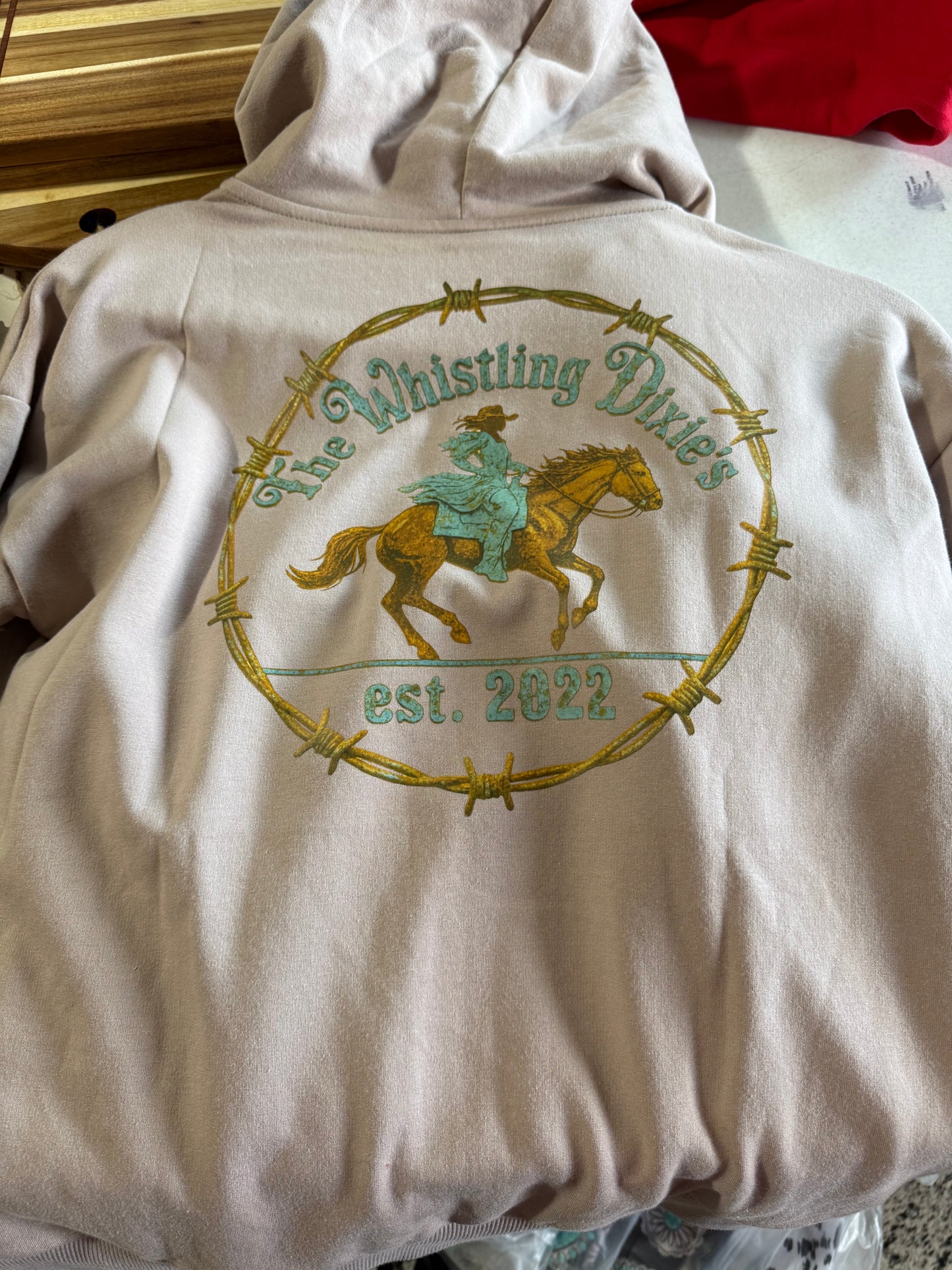 Most Popular Voted New Logo On a Full Zip Hoodie