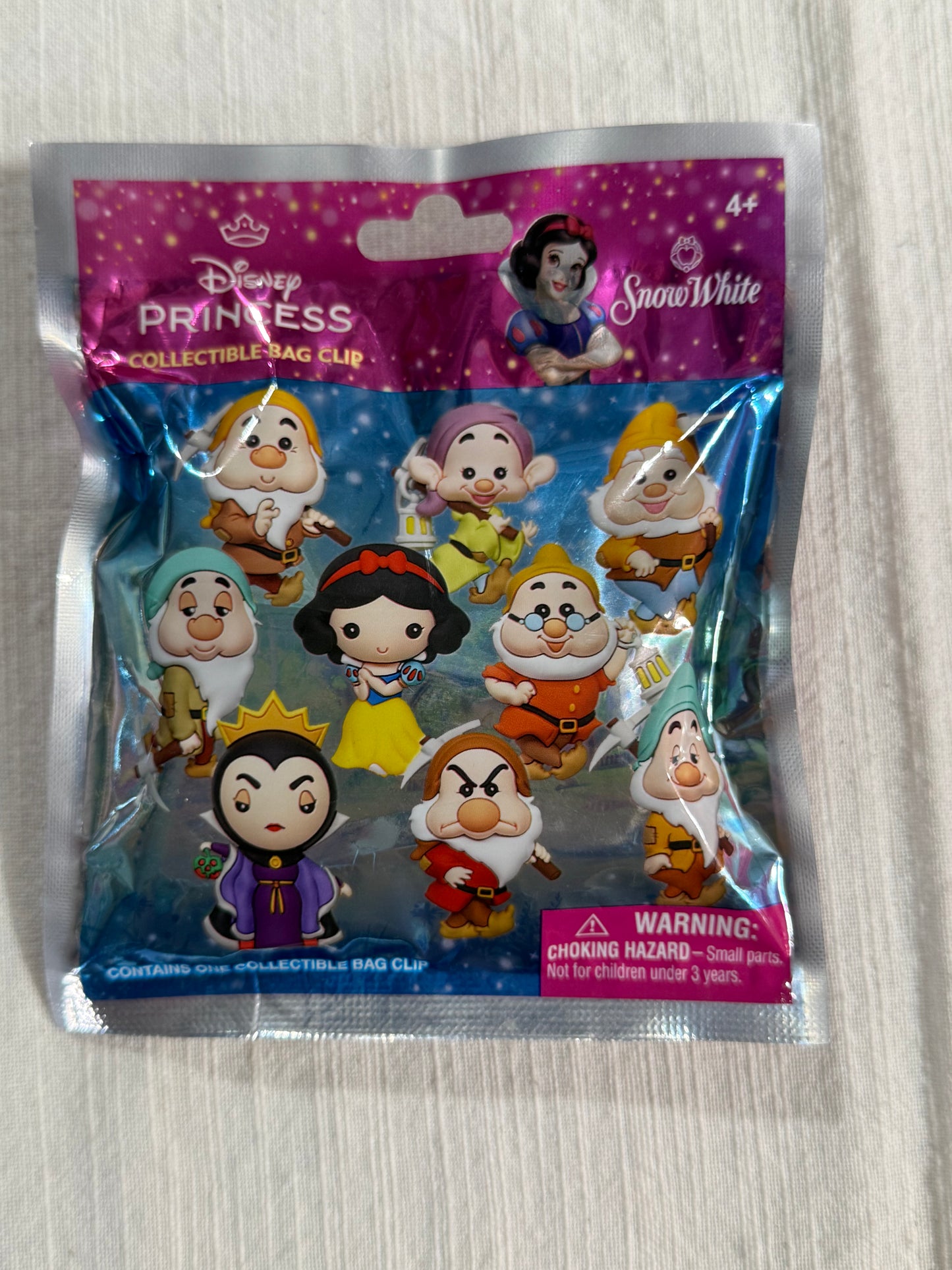 Disney Princess Collectible Bag Clip Blind Bag