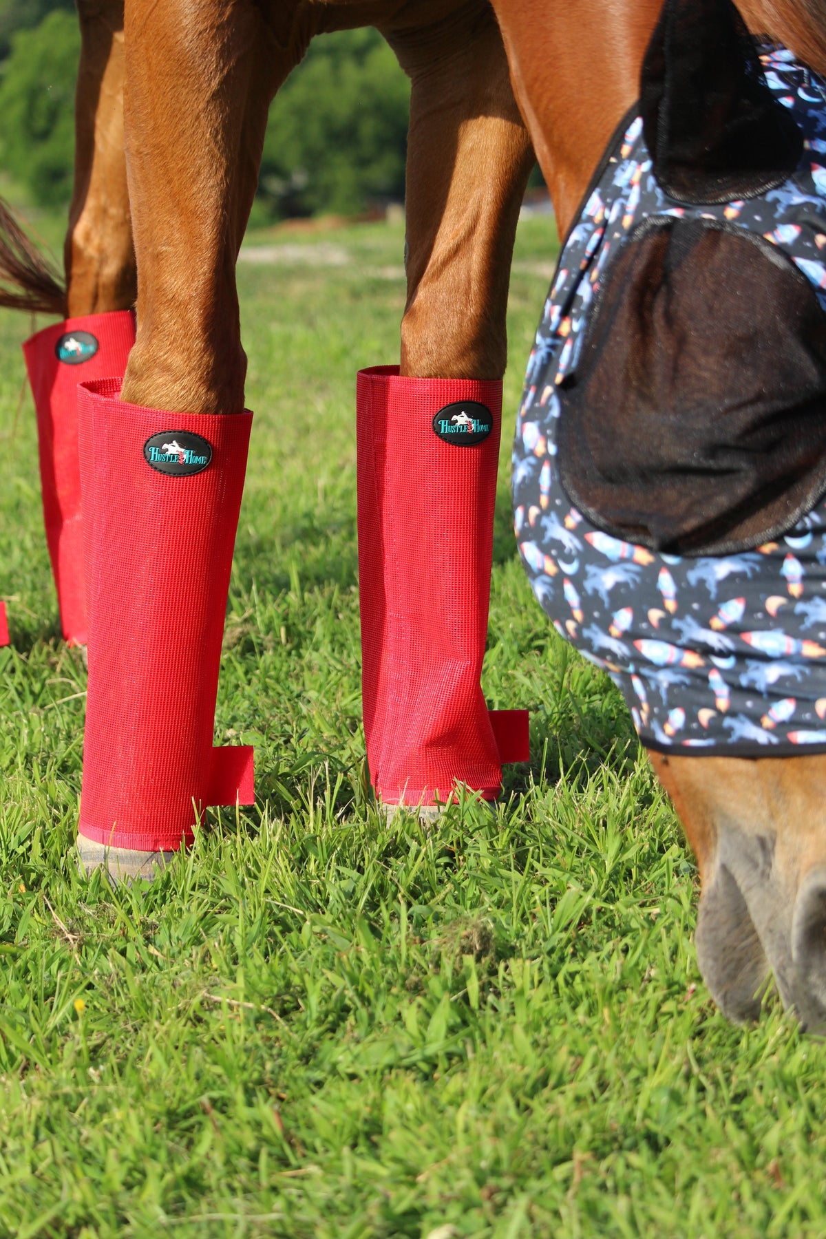 Red Stomp Stopper Fly Boots