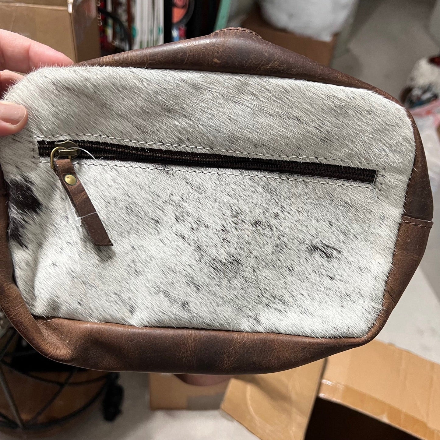 Men's Cowhide Sling Bag