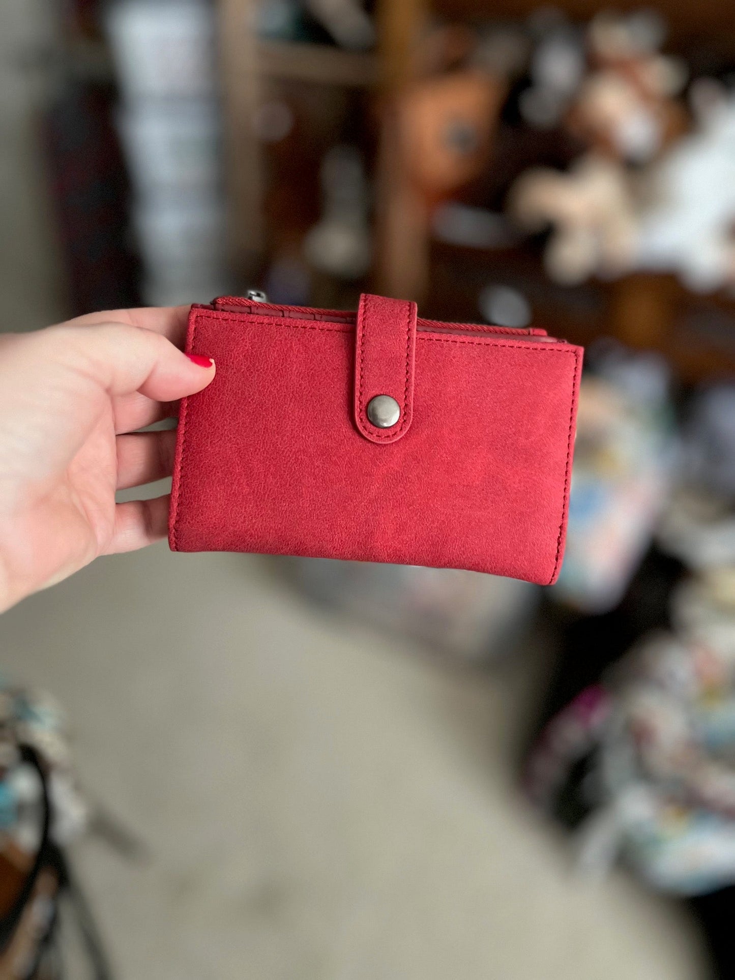 Wrangler "W" Stitch Card Holder Bi-Fold Wallet