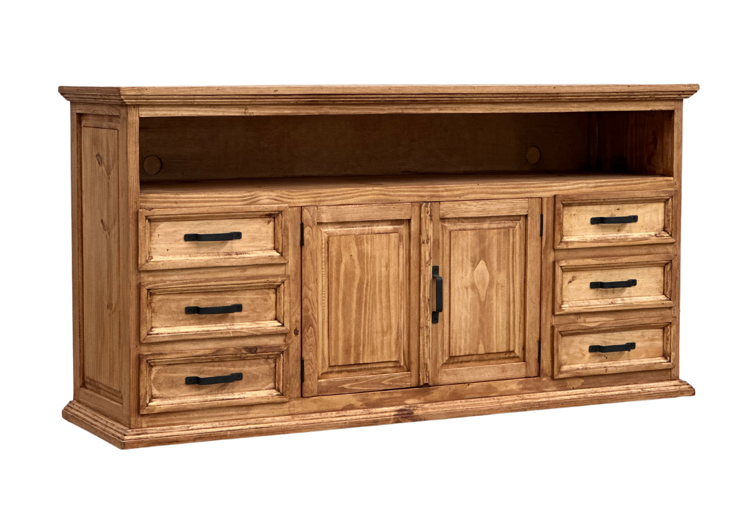 Traditional Rustic TV Stand 70"