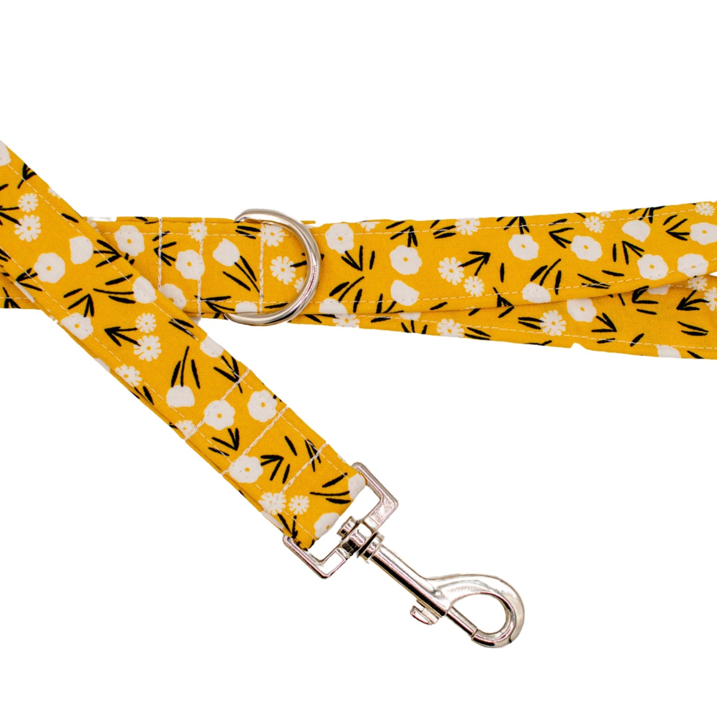 Farm Floral Yellow Dog Leash