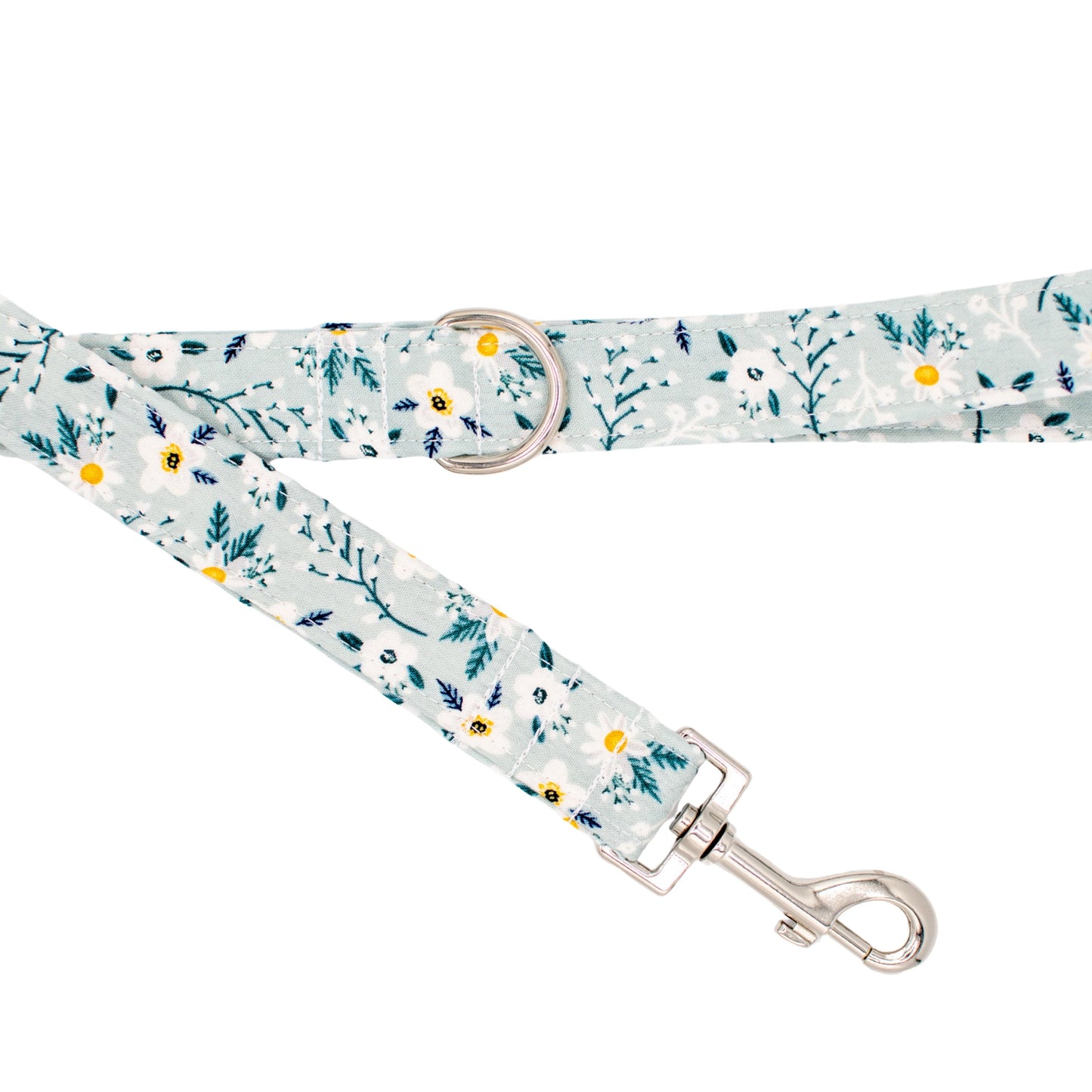 Mint Daisies Dog Leash