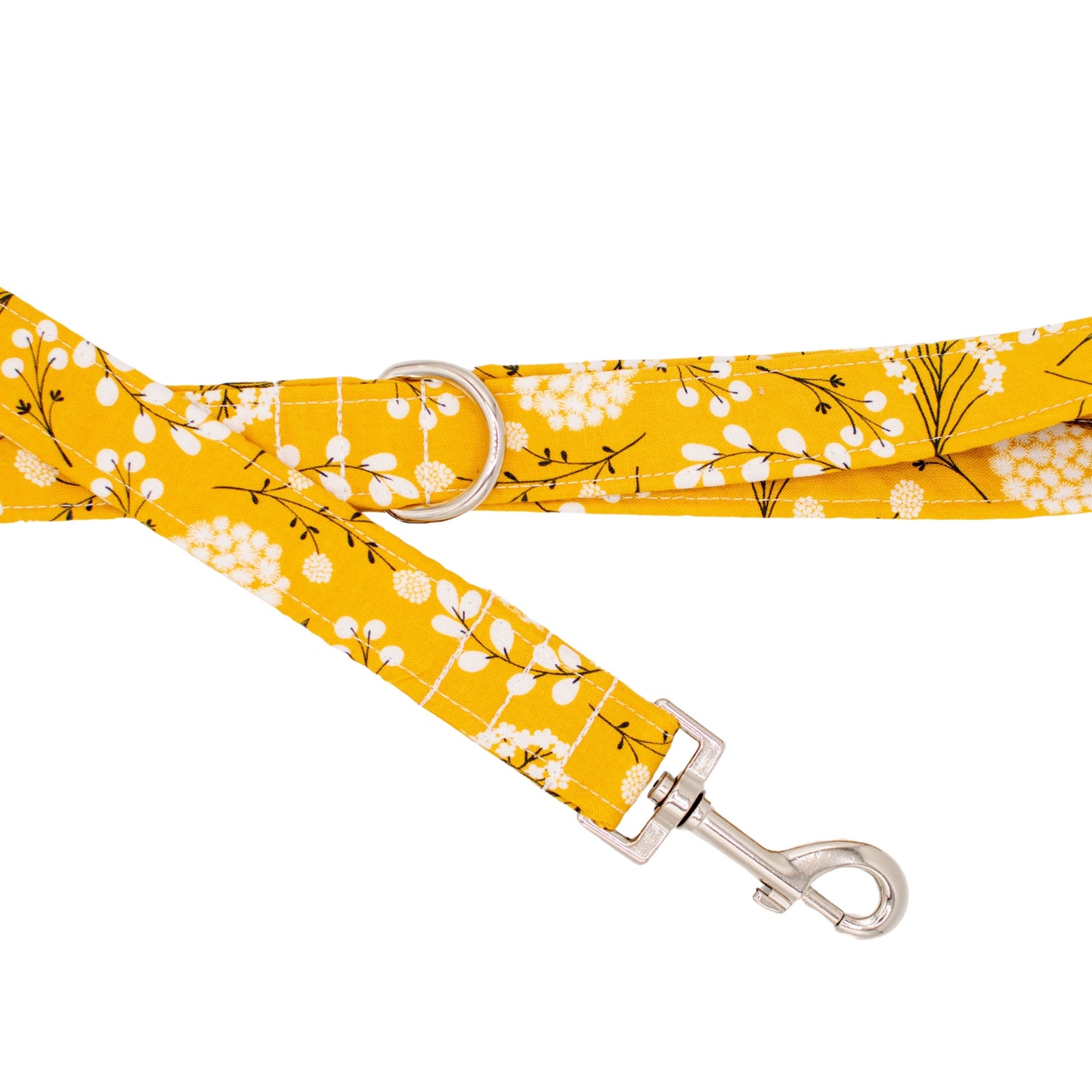 Mustard Floral Dog Leash