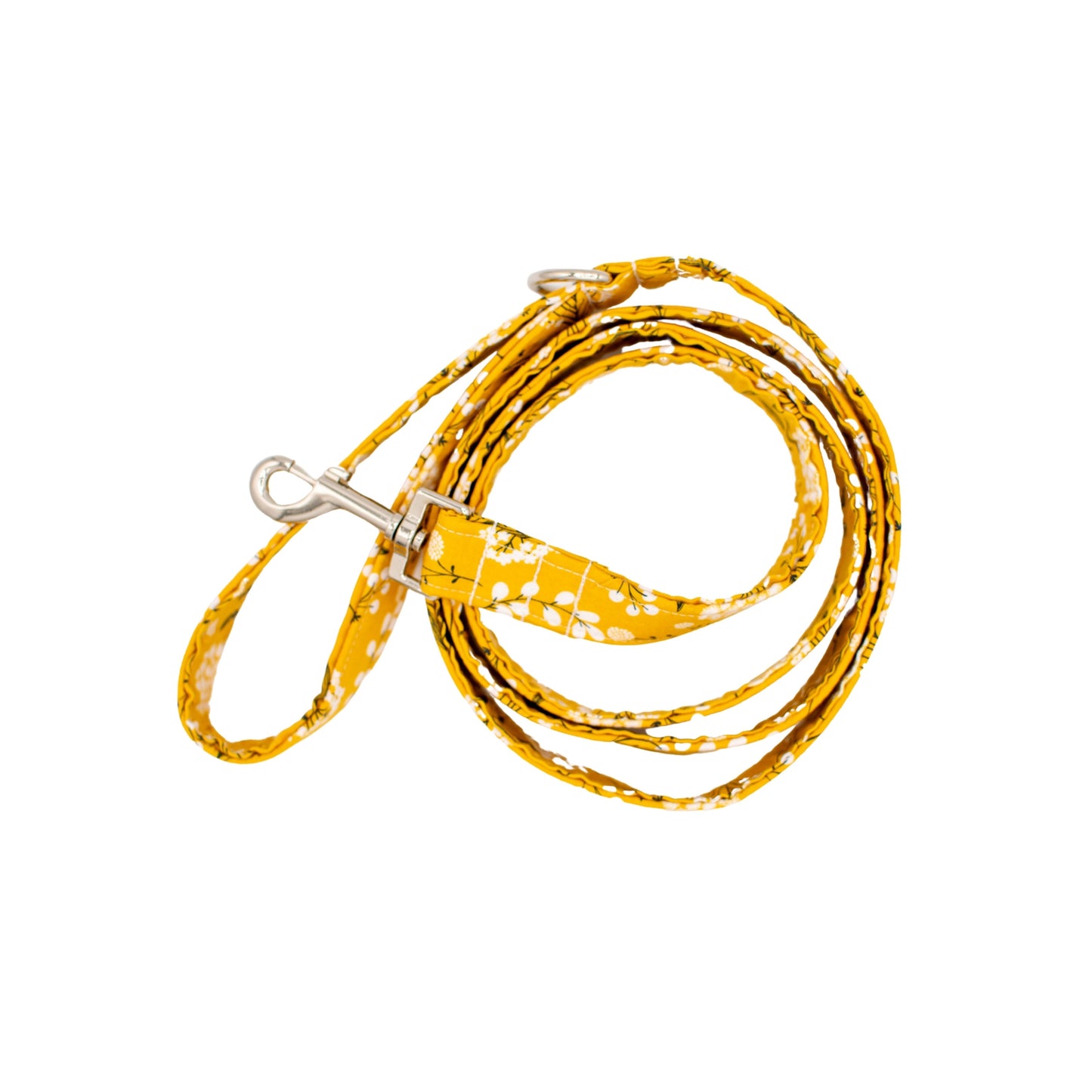 Mustard Floral Dog Leash