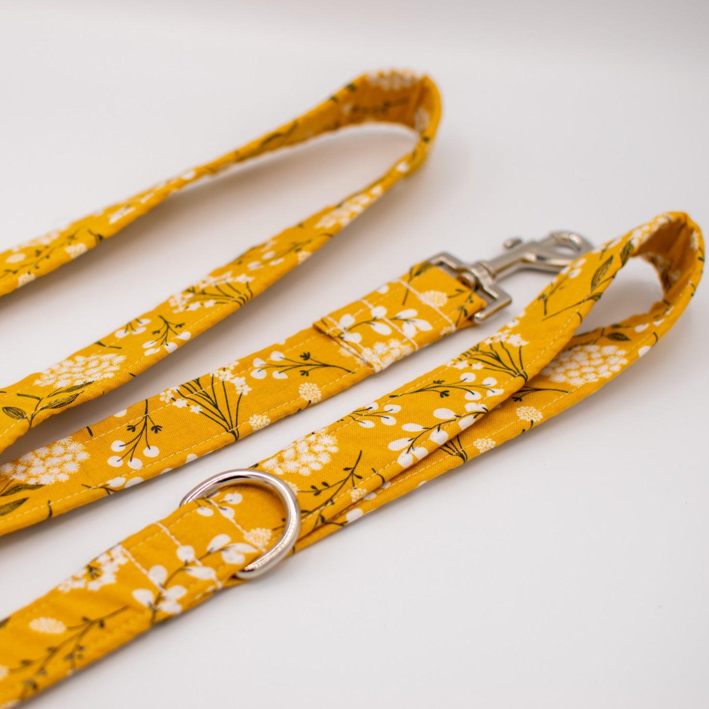 Mustard Floral Dog Leash