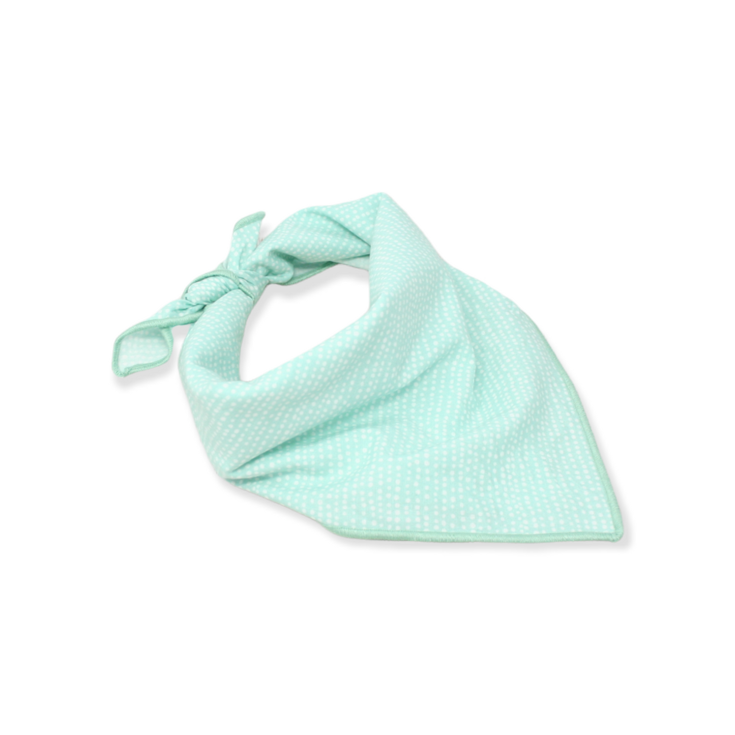 Mint Ditsy Dots Dog Bandana