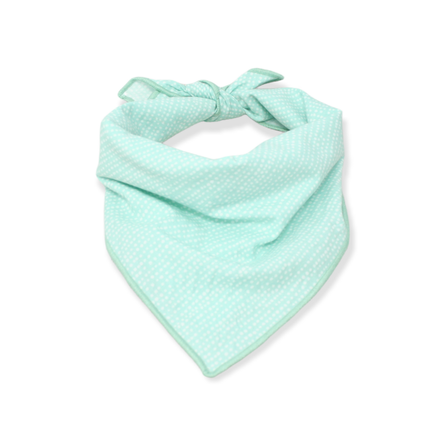 Mint Ditsy Dots Dog Bandana