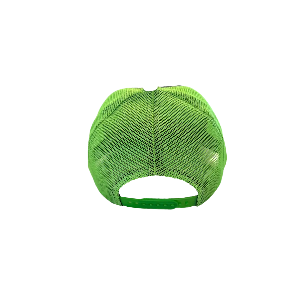 Neon Spur Emblem Lime and Gray Trucker Hat