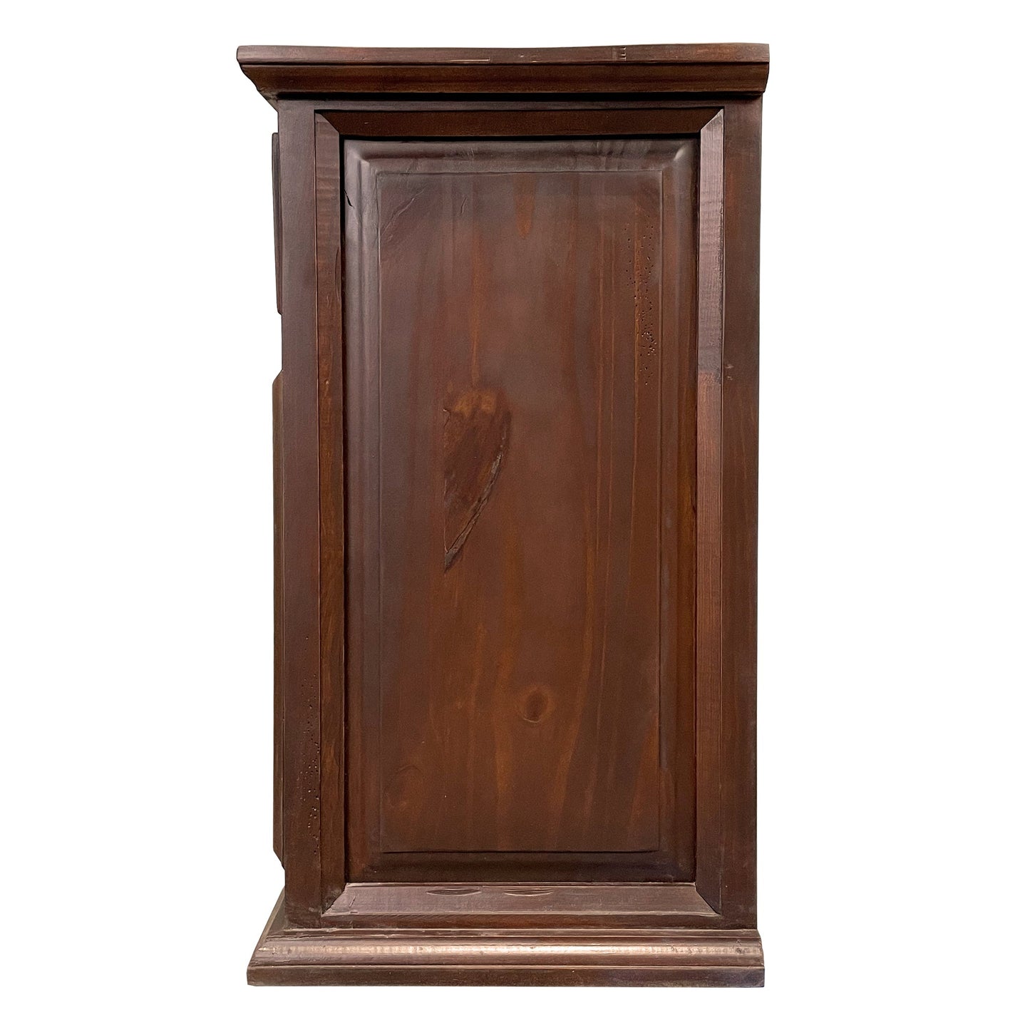 Traditional Small Rustic Nightstand in Mesquite Finish