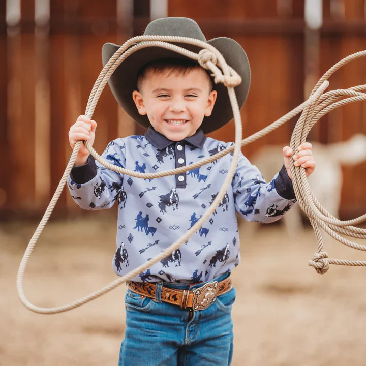 Shea Baby Timey Longsleeve Polo Shirt