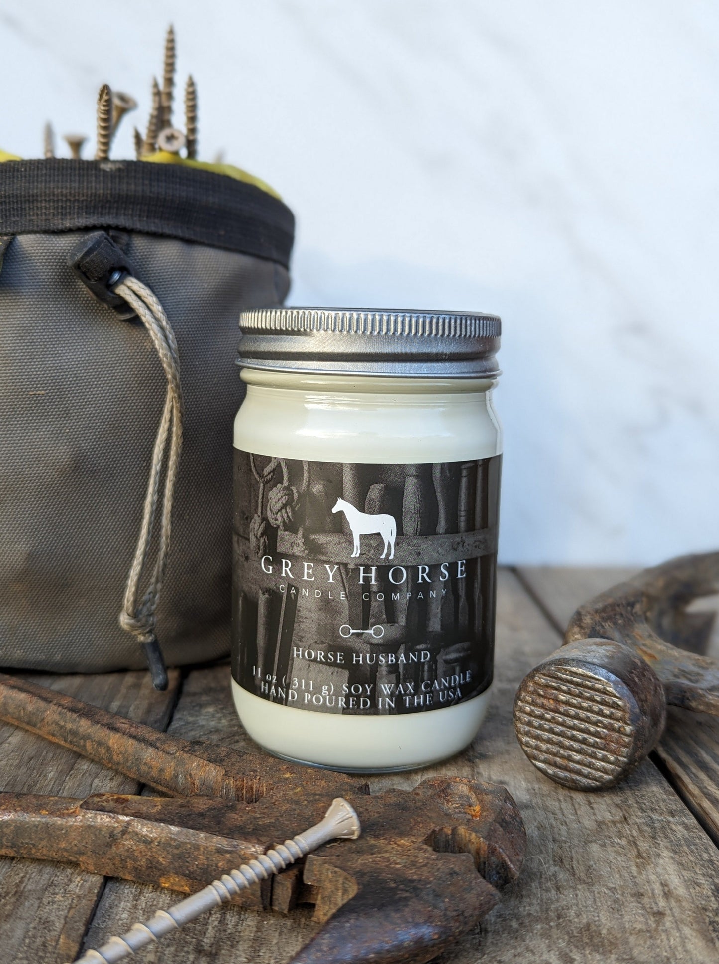 HORSE HUSBAND Candle By Grey Horse