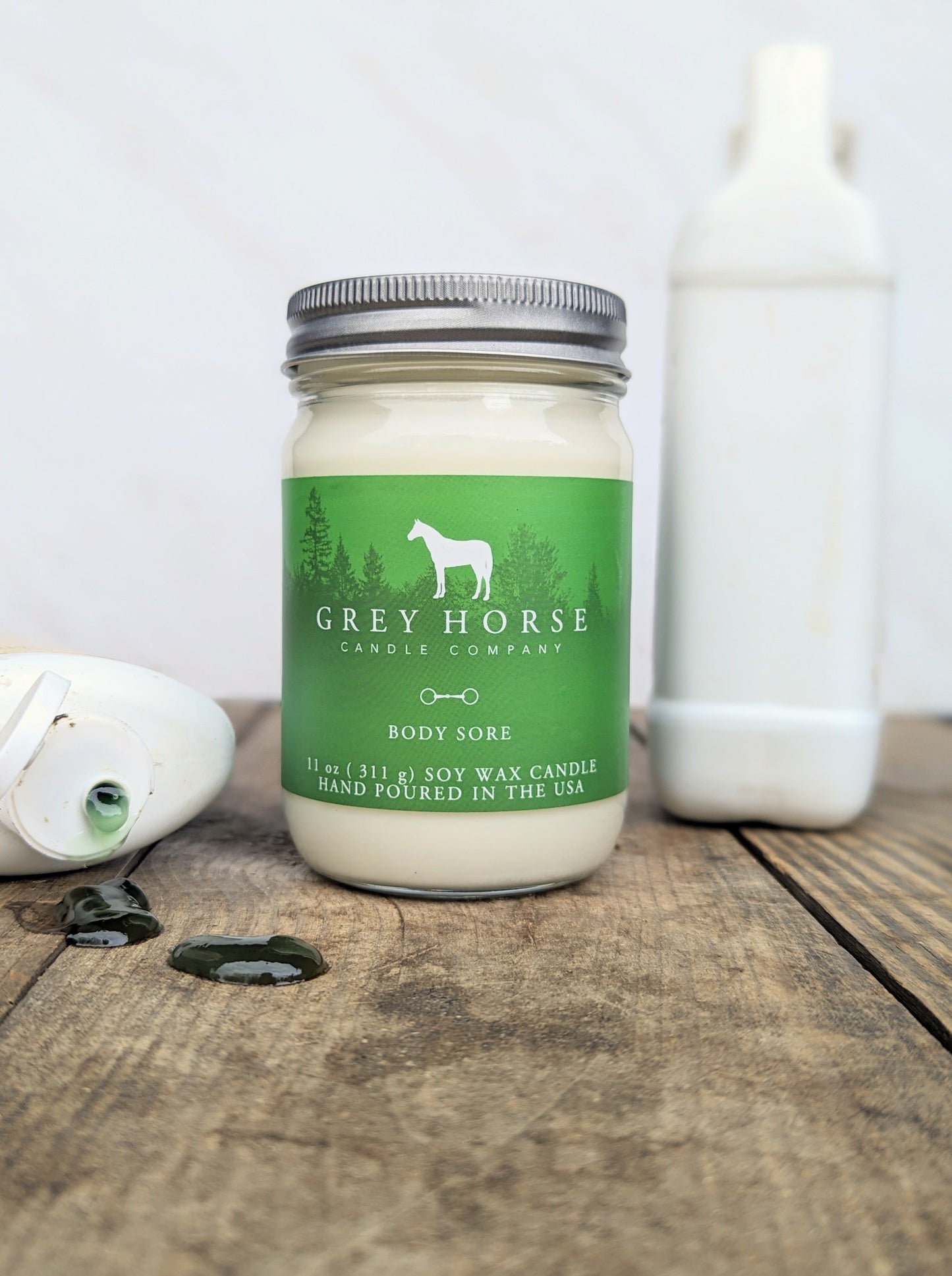 BODY SORE Candle By Grey Horse