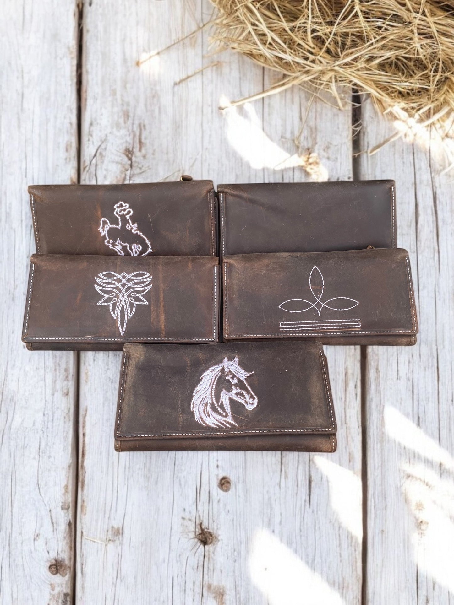 Bluebell Rustic Leather Wallet