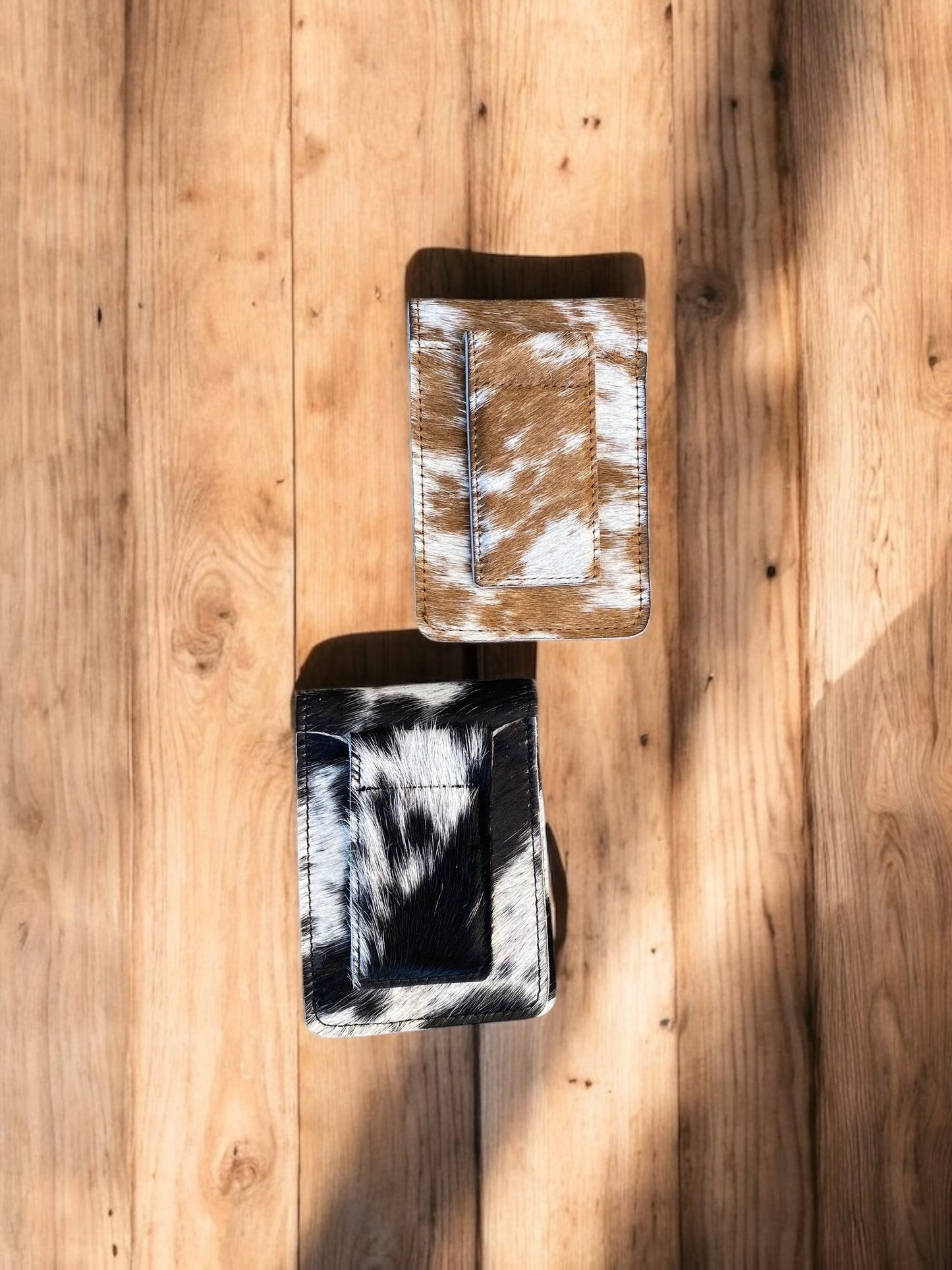 Cowhide Credit Card With Magnet Men's Wallet