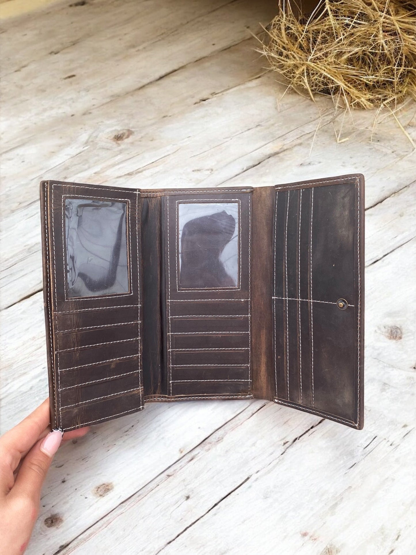 Bluebell Rustic Leather Wallet