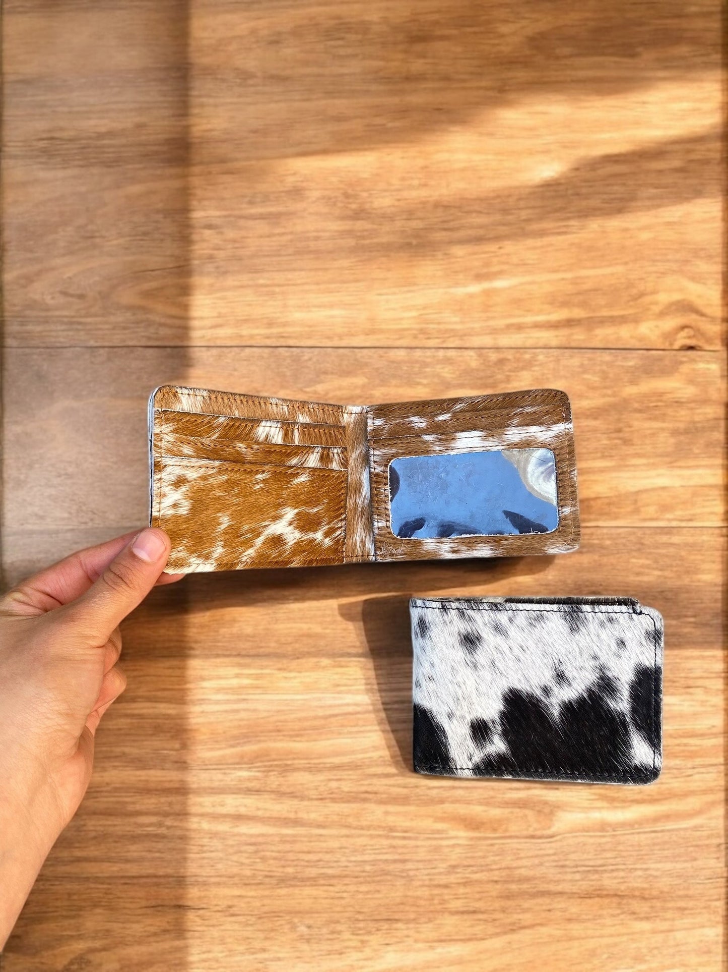 Cowhide Credit Card With Magnet Men's Wallet