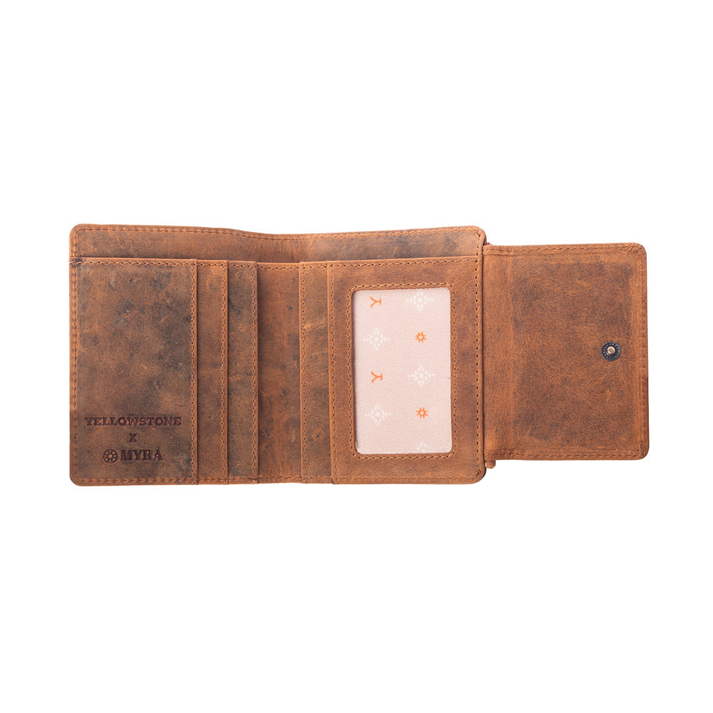 Yellowstone Westmere Studded Credit Card Holder in Amber