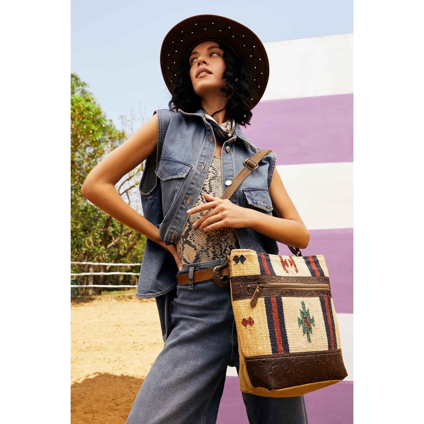 Fragrant Yellow Shoulder Bag