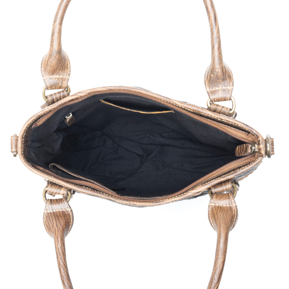 Crawford Canyon Tall Leather Hairon Bag