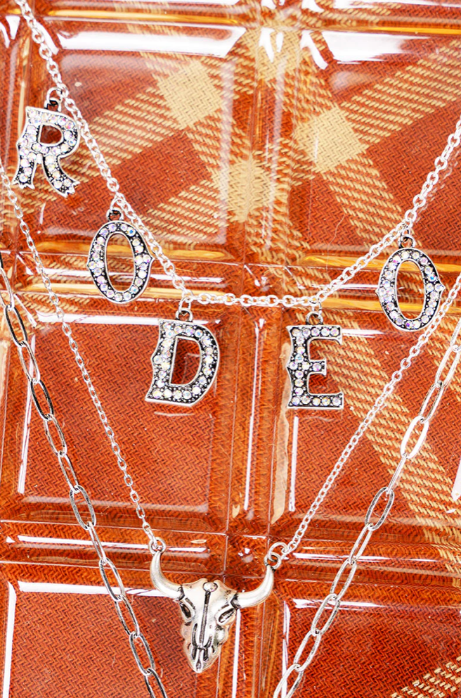 Crystal Rodeo Layered Necklace