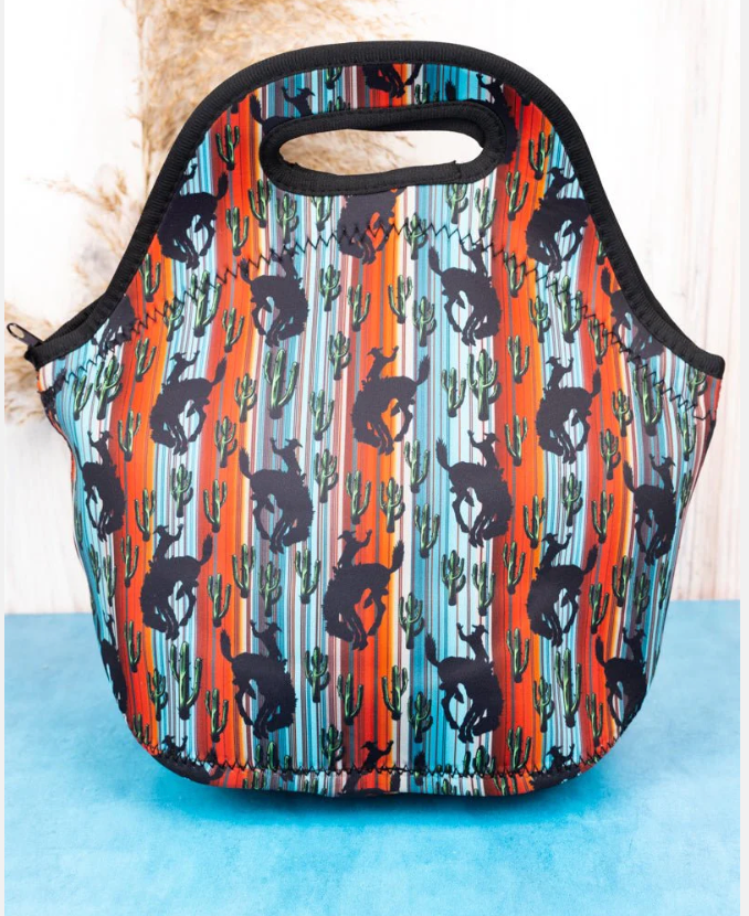 Machine Washable Zipper Top Lunch Tote
