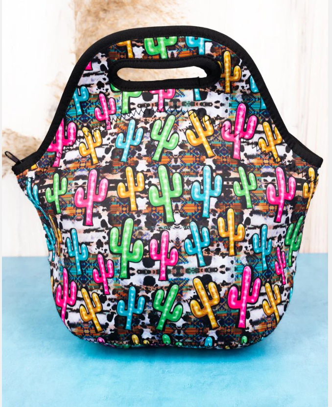 Machine Washable Zipper Top Lunch Tote