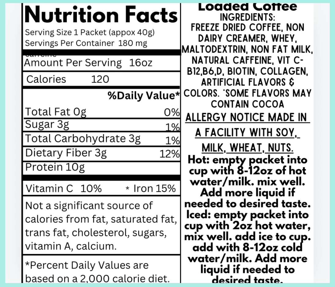Bulk Get Loaded Coffee