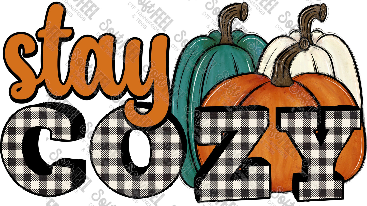 Stay Cozy - Women's / Halloween / Horror / Fall - Direct To Film Transfer / DTF - Heat Press Clothing Transfer
