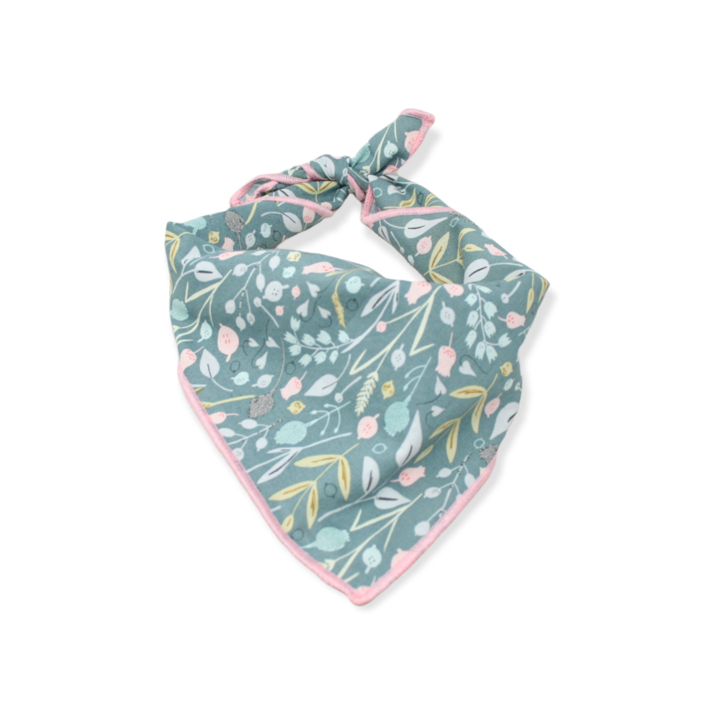 Teal Meadows Dog Bandana