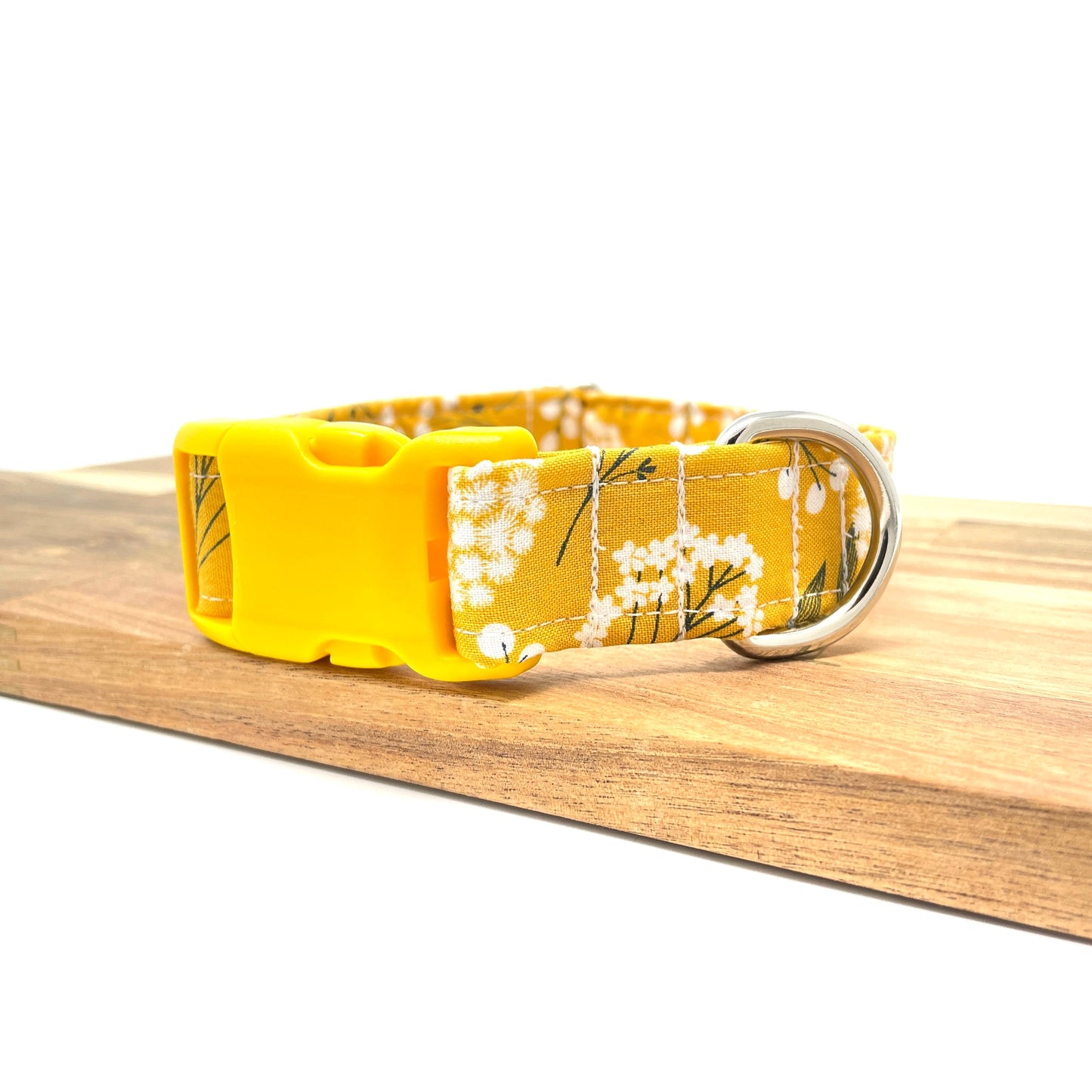 Mustard Floral Dog Collar