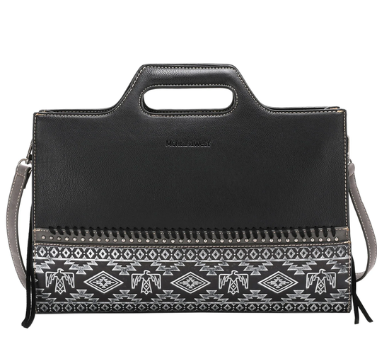 Montana West Aztec Tooled Collection Laptop Case