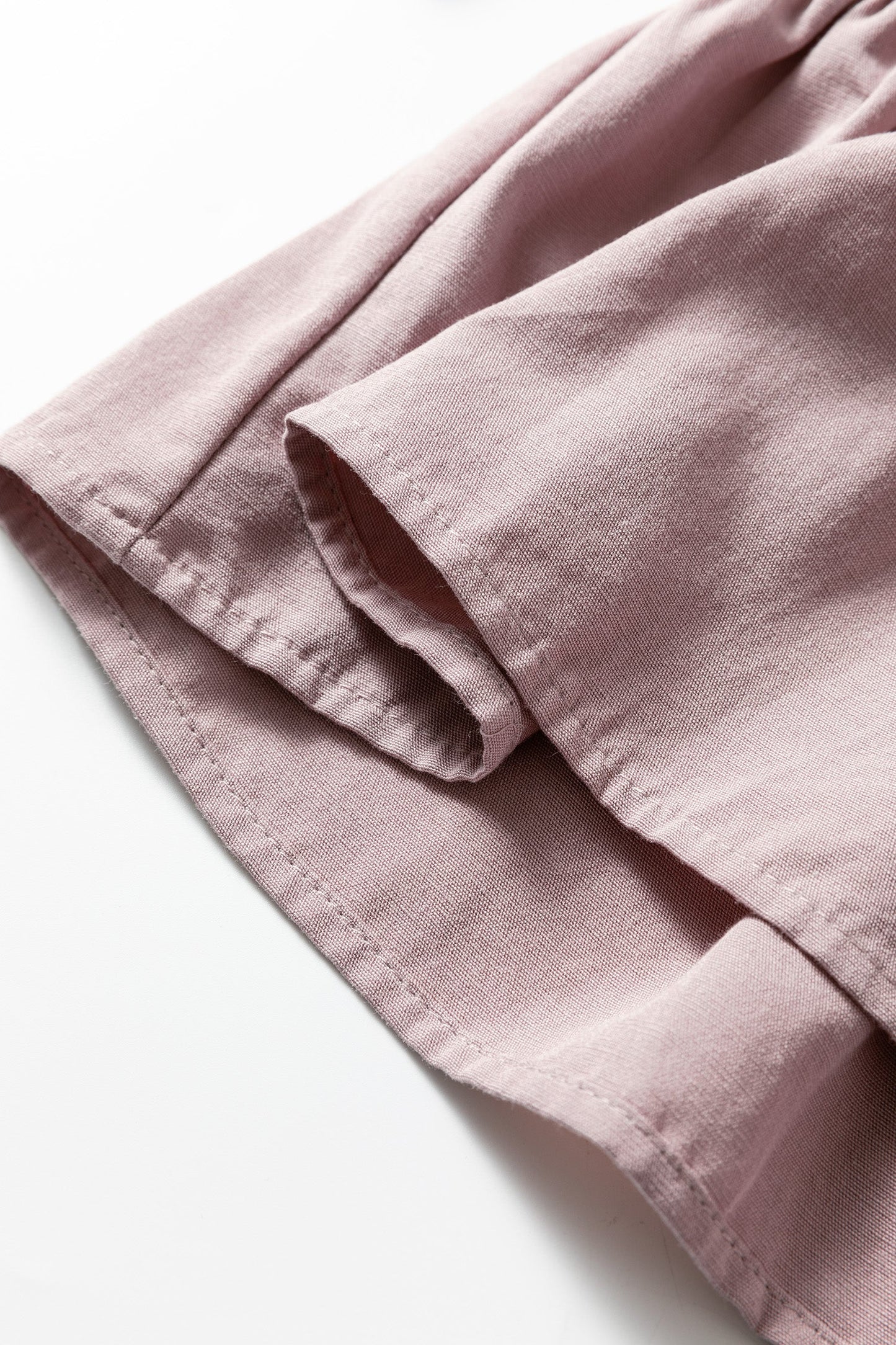 Solid Split V-Neck Ruffle Sleeve Peplum Blouse