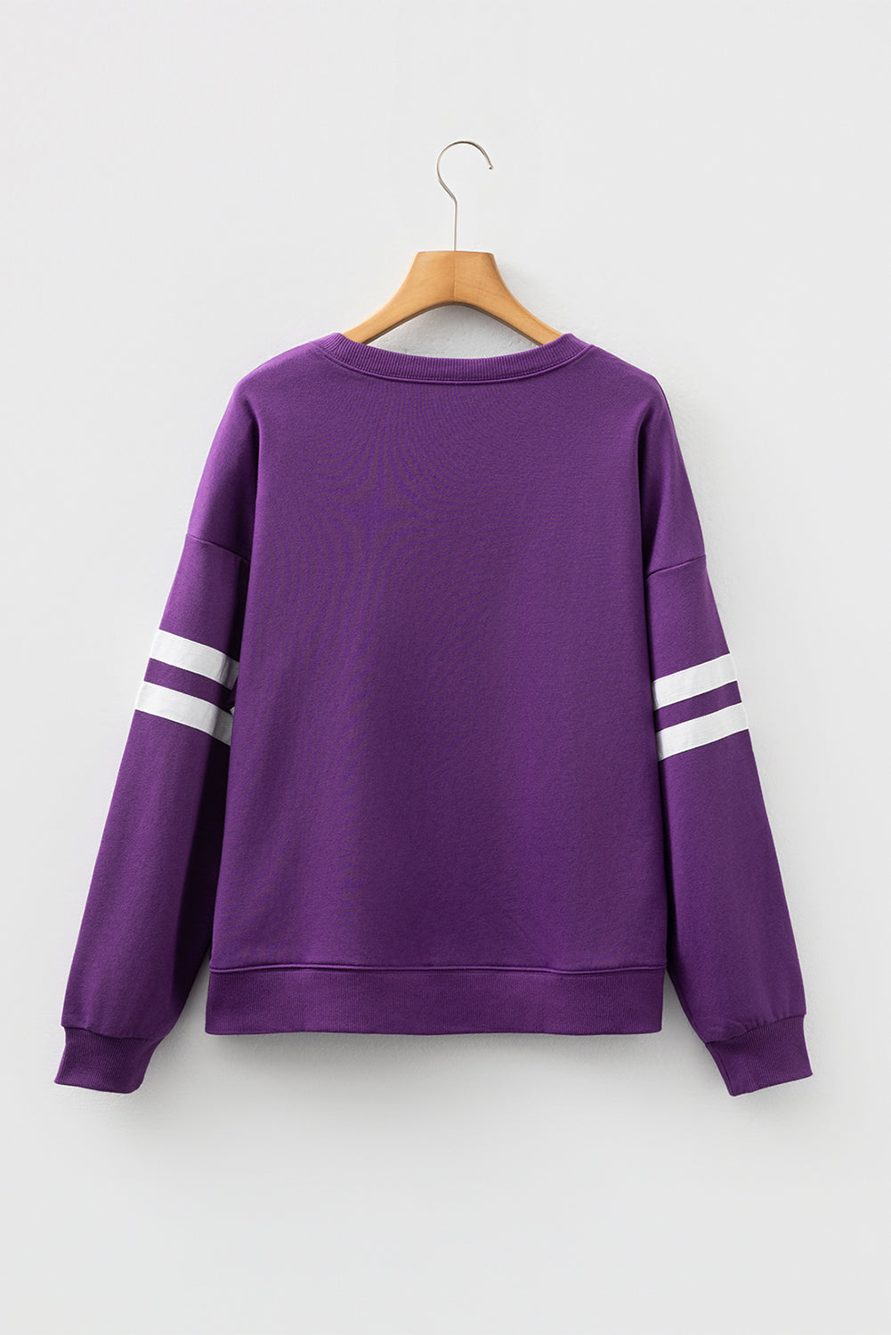 Varsity Stripe Drop Shoulder Sweatshirt