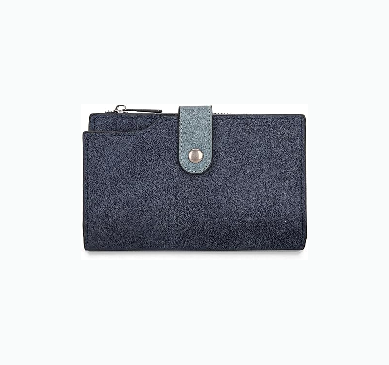 Wrangler "W" Stitch Card Holder Bi-Fold Wallet
