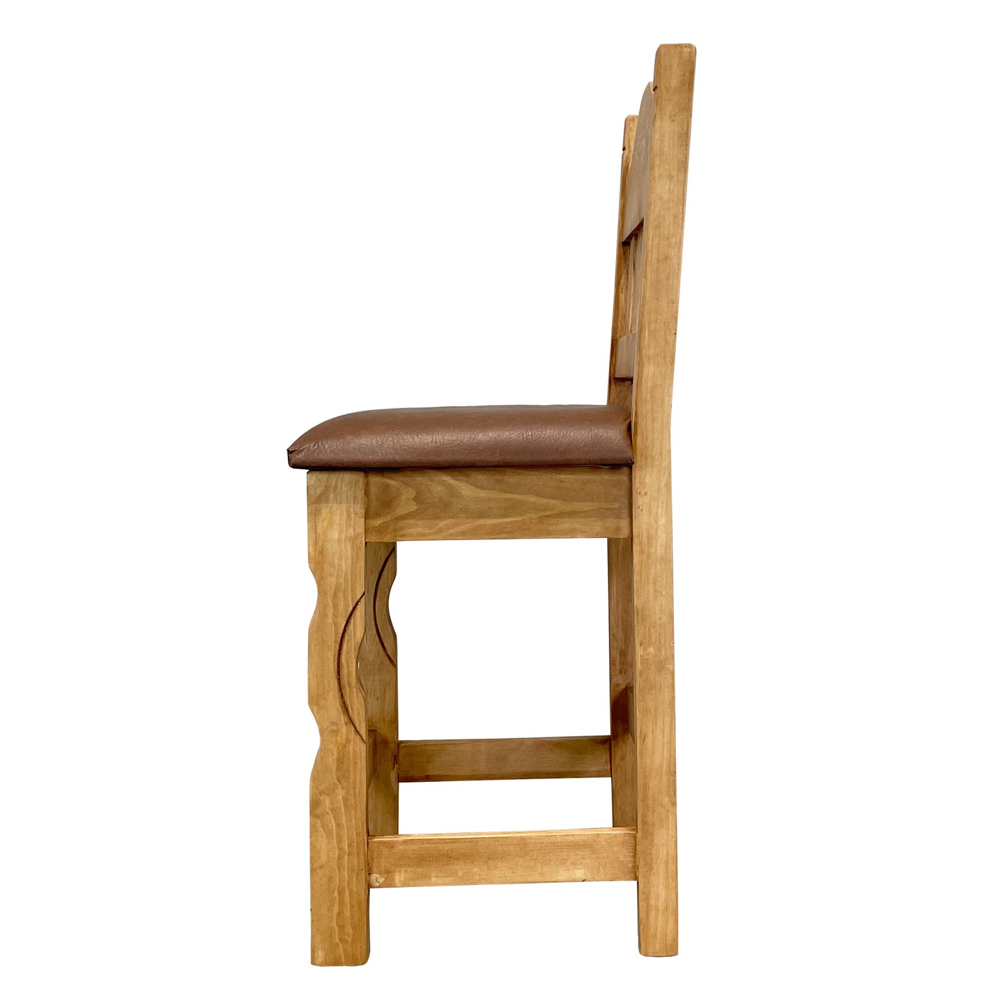 Texas Rustic Bar Stool 24" with Cushion