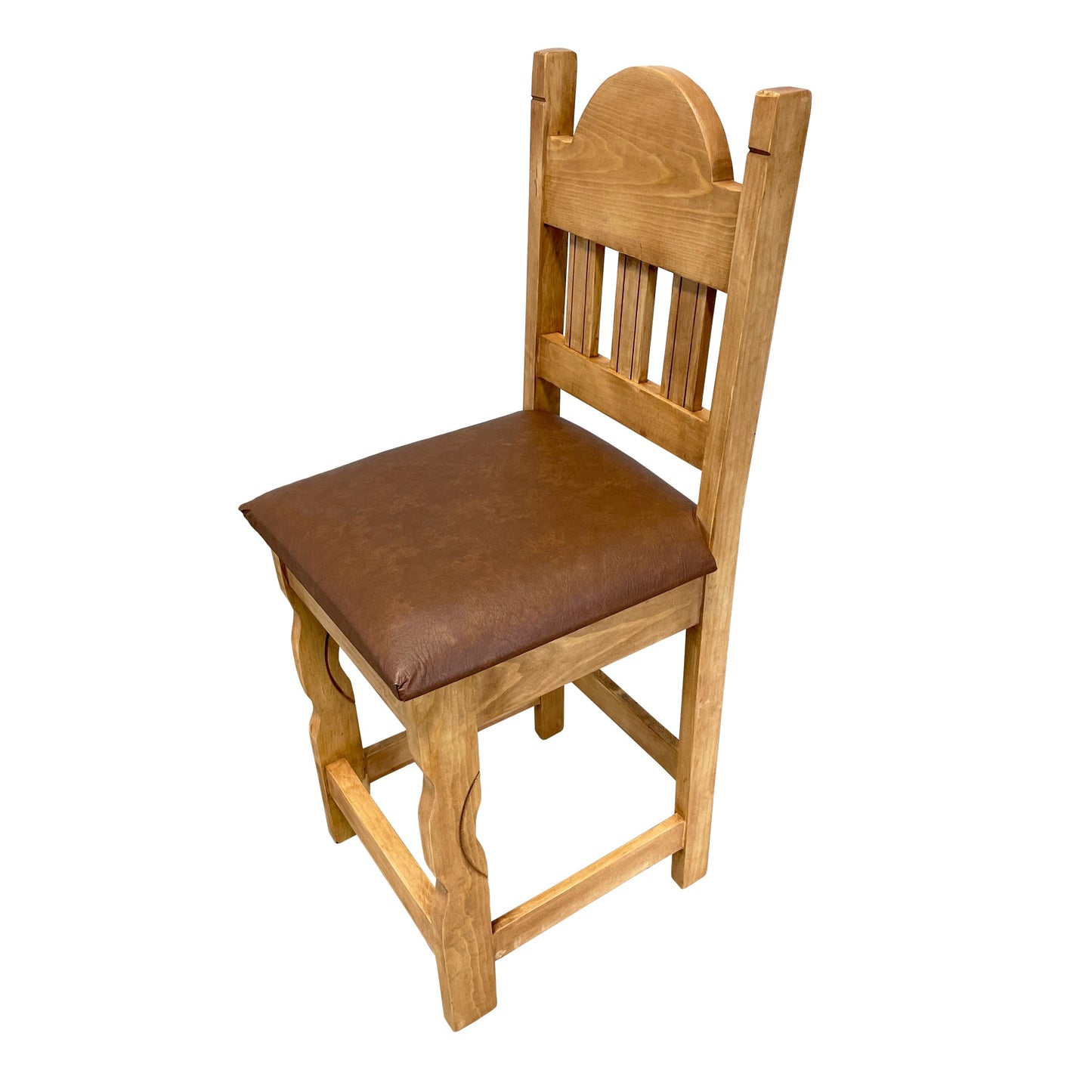 Texas Rustic Bar Stool 24" with Cushion