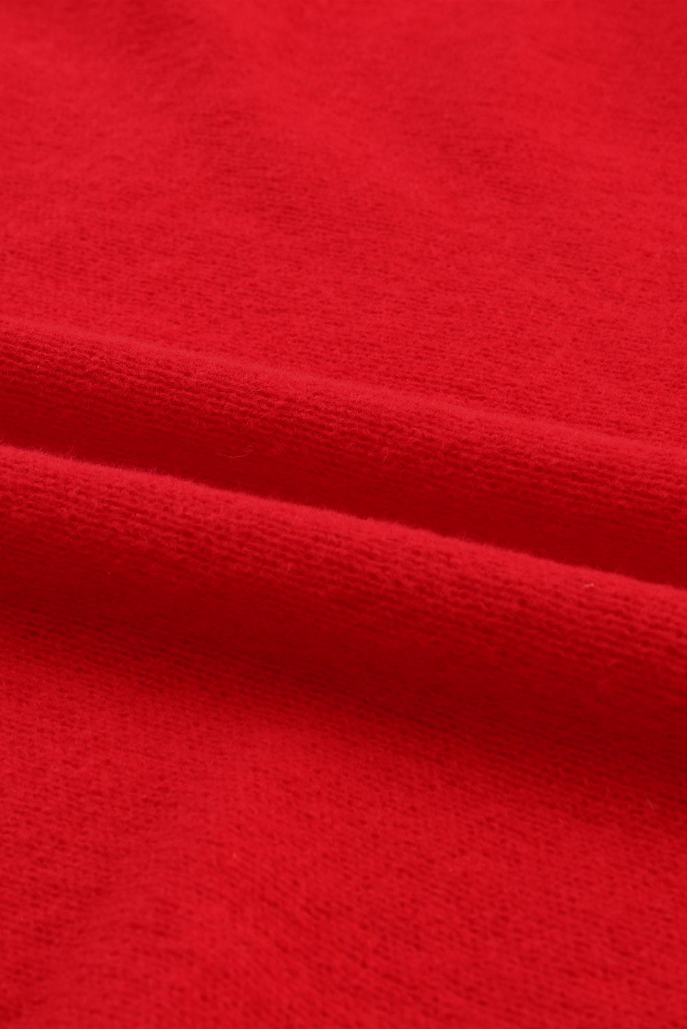 Christmas Merry Embroidered Puff Sleeve Turtleneck Sweater