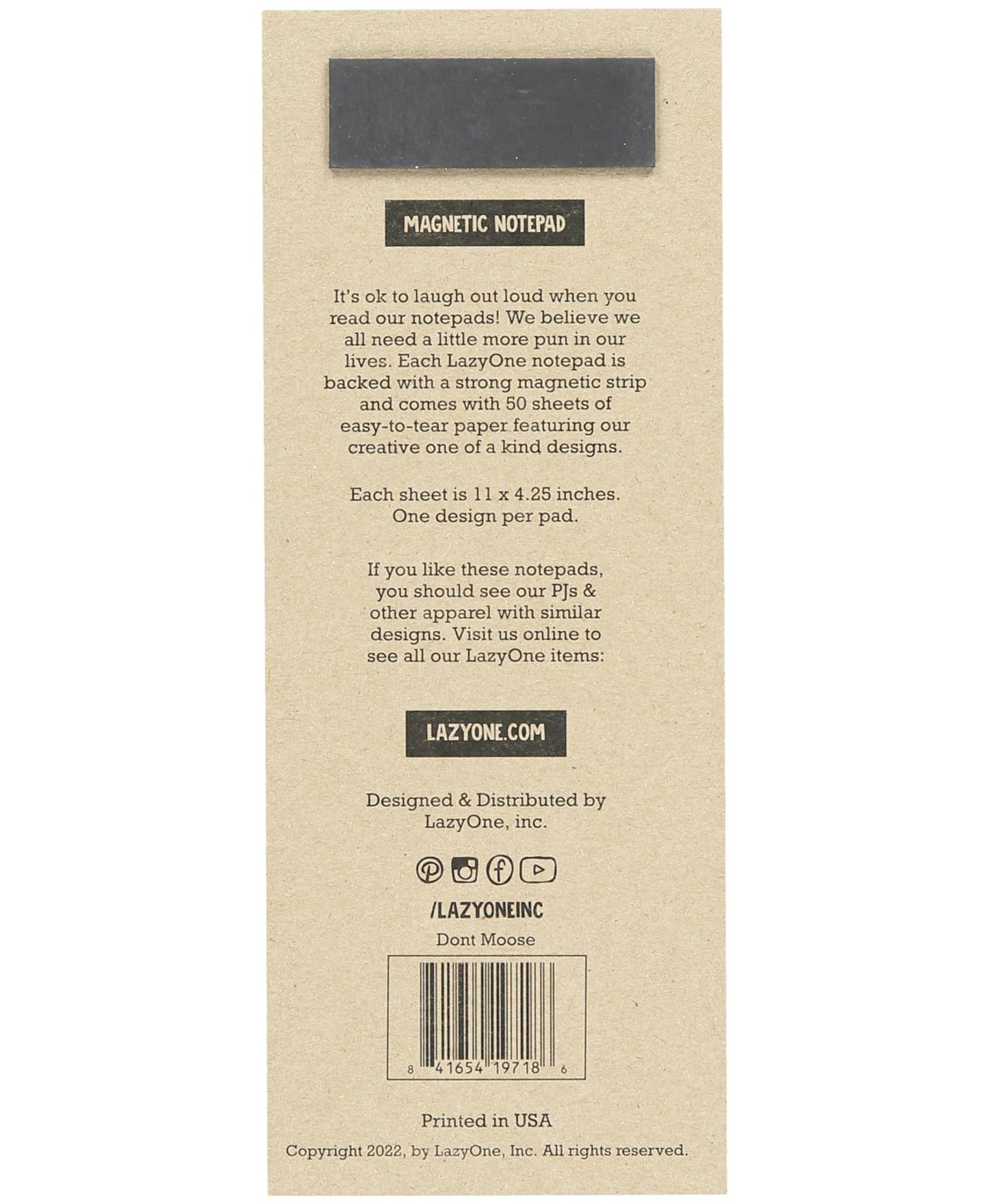 Udderly Important Notepad by Lazy One
