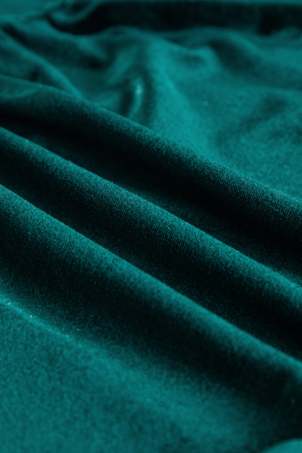 Velvet Shirred Waist Tiered Maxi Dress