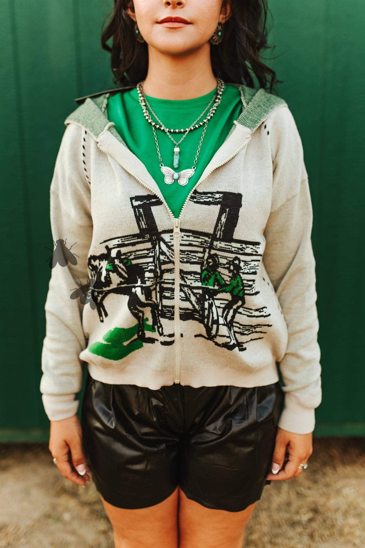 THE RANCHITA *VERDE Sweater by 2 Fly
