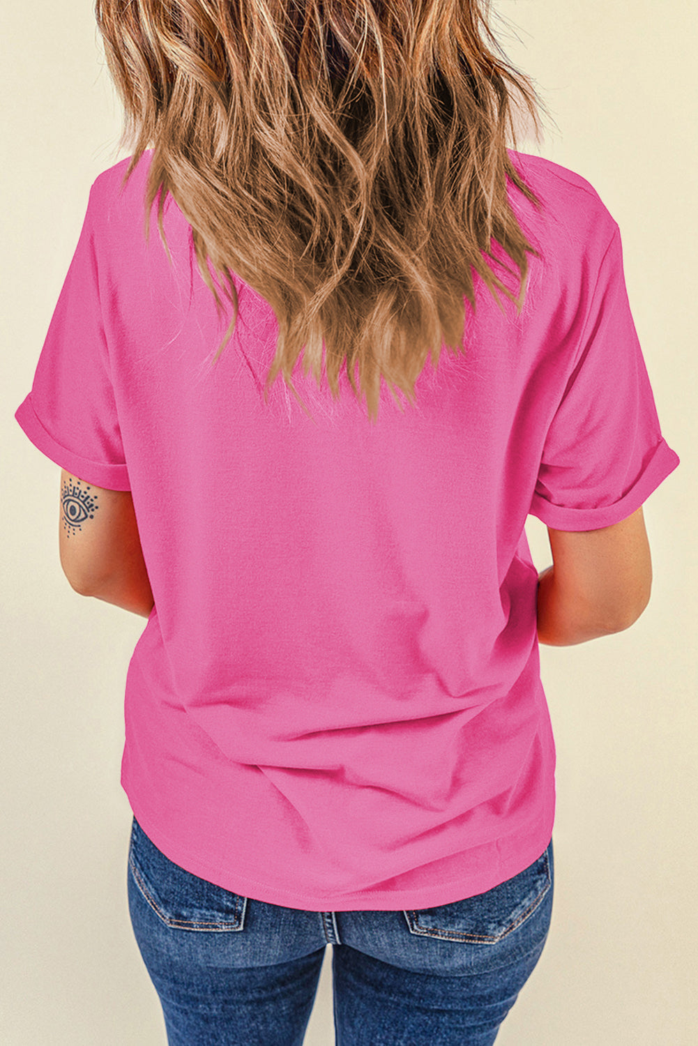 Plain Crew Neck Tee