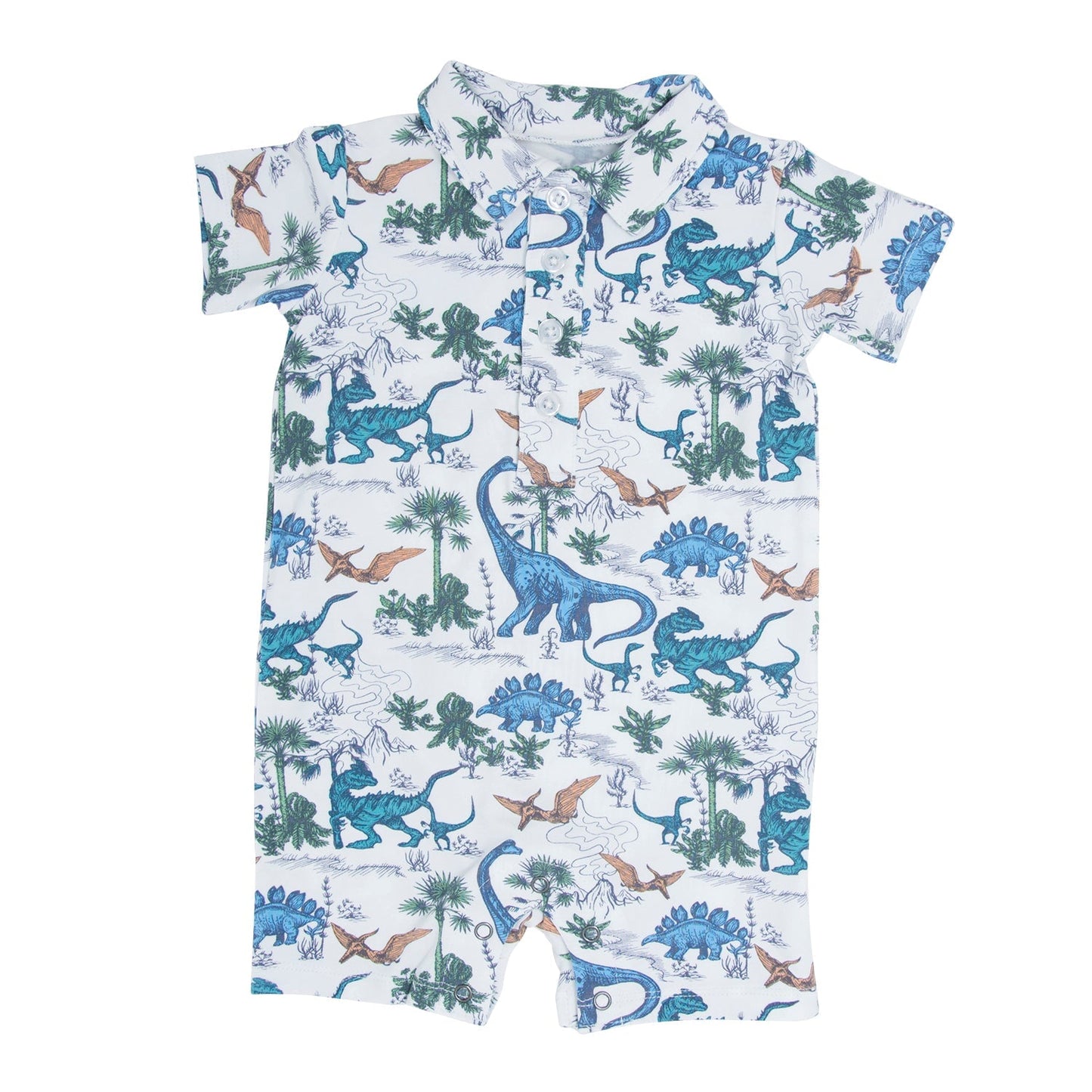 Dinosaur Adventures Polo Romper