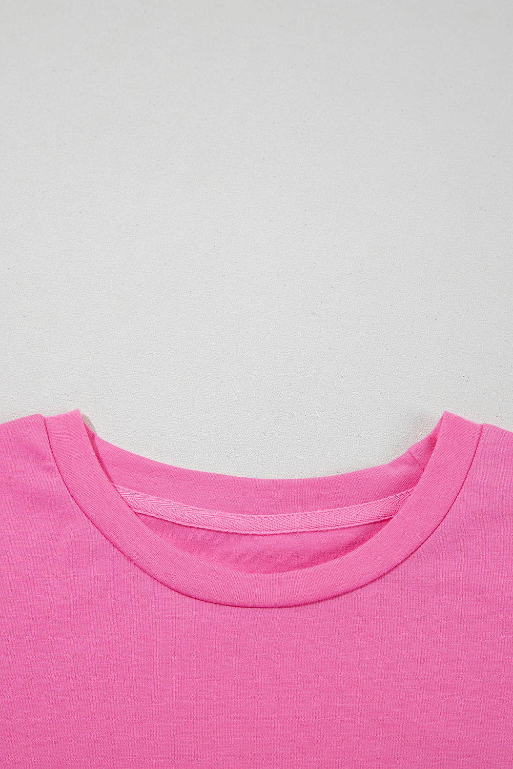 Plain Crew Neck Tee