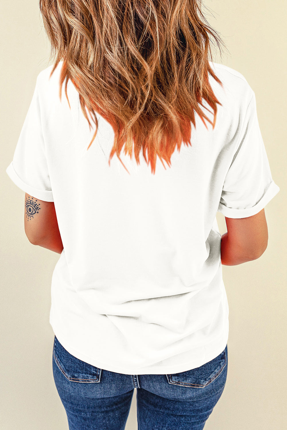 Plain Crew Neck Tee