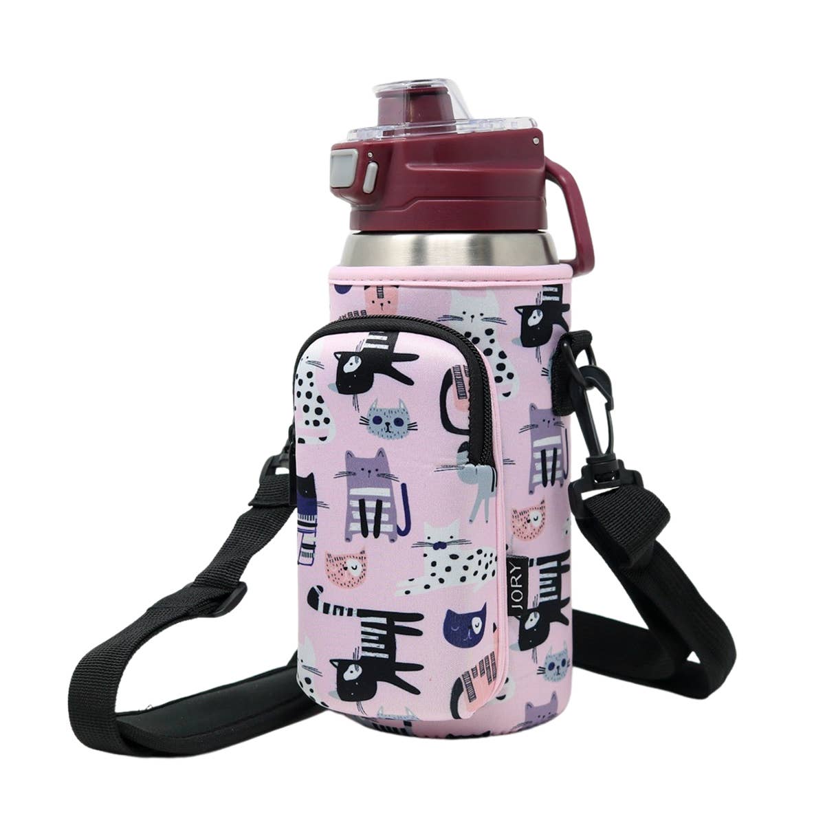 Tumbler Case Cat Parents On-the-Go Cross Body Bag | Pretty Kitties