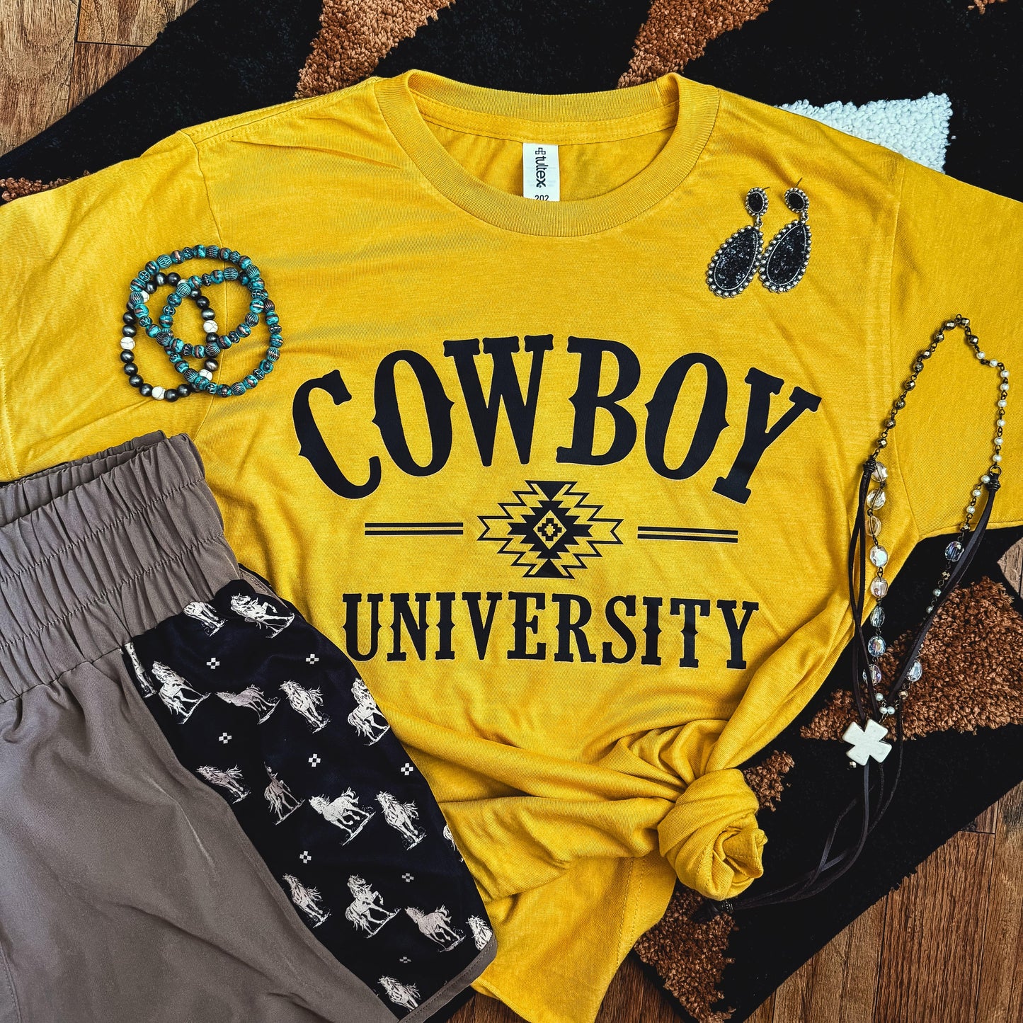 Cowboy University Western Soft Graphic Tee