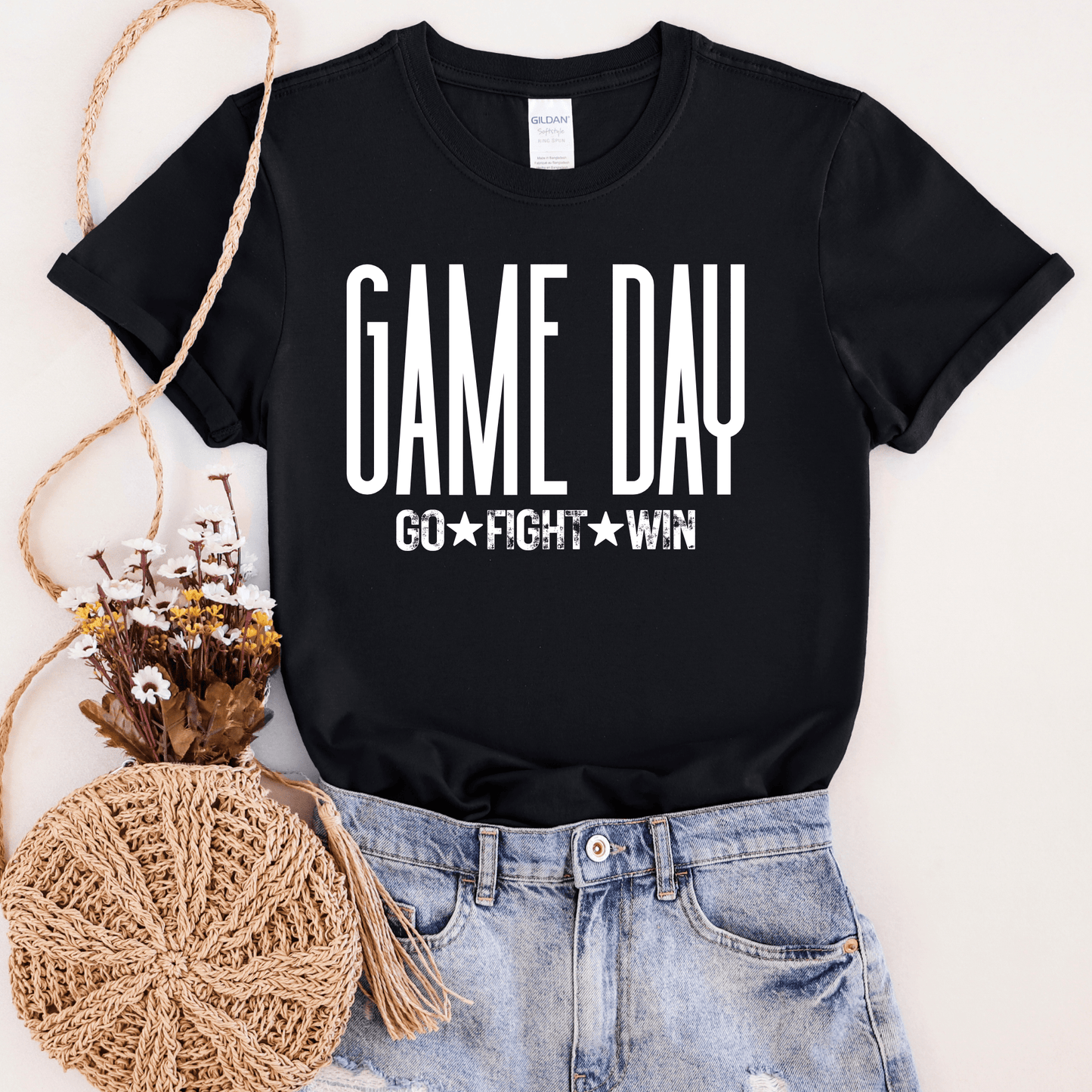 Game Day Go Fight WIn Graphic Tee ( This is a drop ship and is not available for pick up)