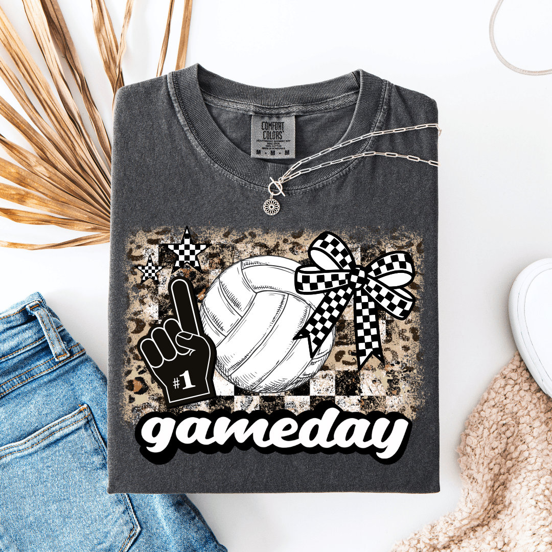 Game Day Volleyball Graphic Tee ( This is a drop ship and is not available for pick up)